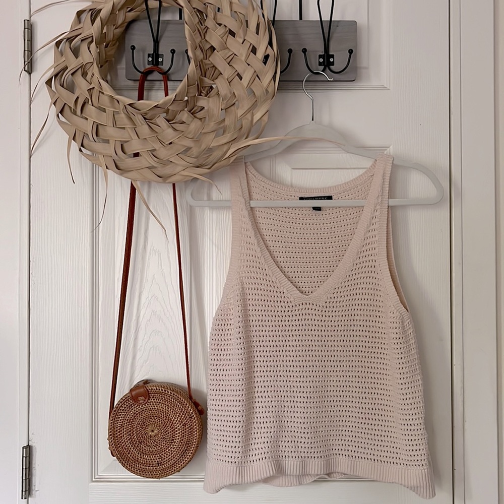 Banana Republic Open Knit Tank